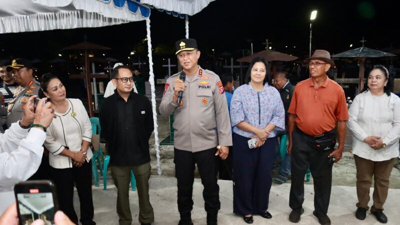 Kapolda Kalteng Tinjau Pengamanan Malam Paskah, Pastikan Ibadah Berjalan Aman dan Tertib