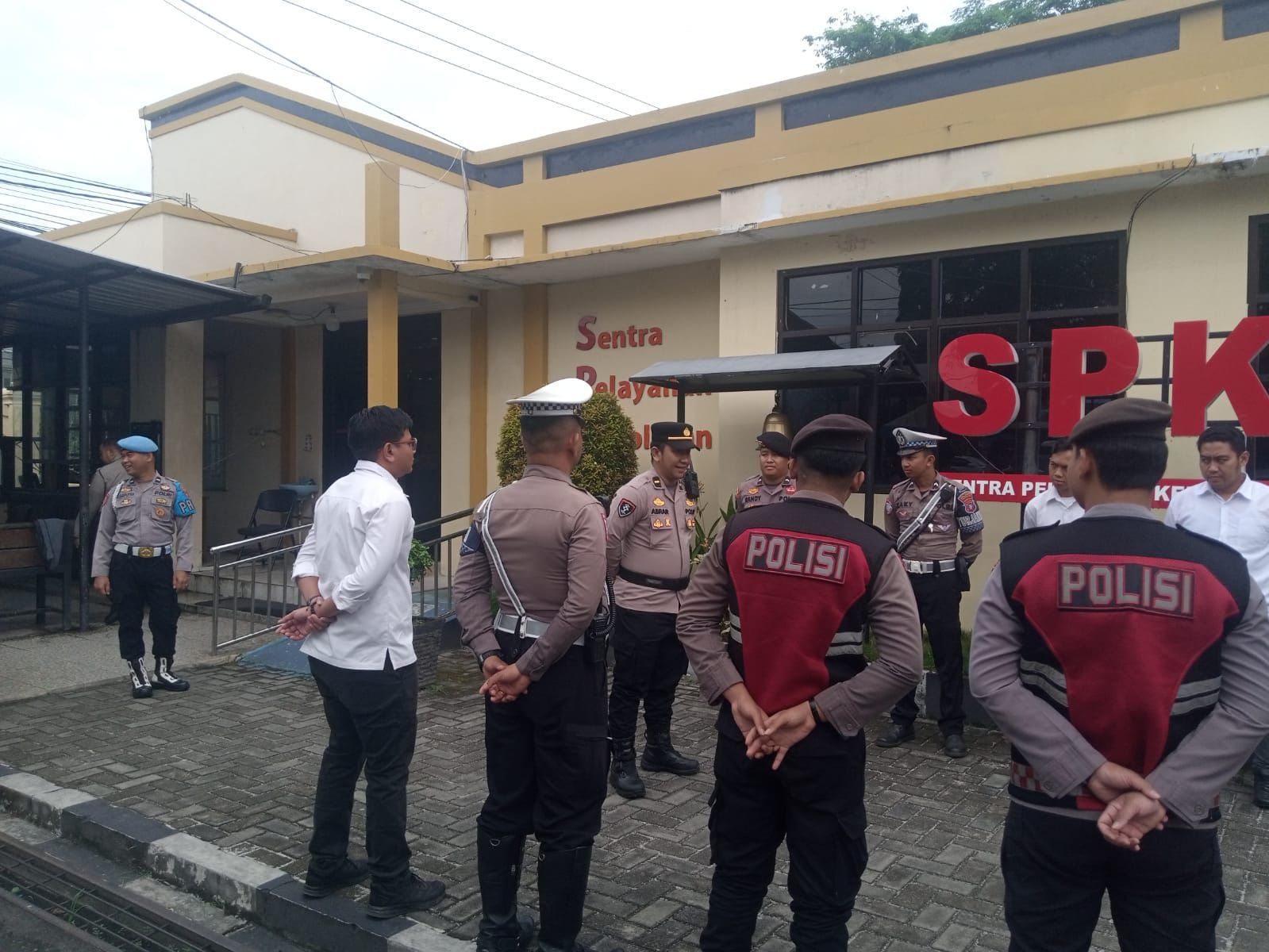 Siapkan Pelayanan Piket Fungsi dan SPKT Gelar Apel Serah Terima Jaga di Mapolresta Palangka Raya