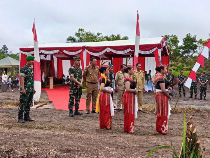 Polsek Bukit Batu Amankan Ground Breaking Jembatan Garuda di Habaring Hurung