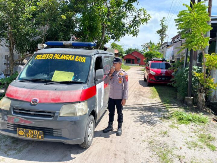 Satbinmas Polresta Palangka Raya Imbau Warga Amankan Kendaraan dan Manfaatkan Layanan 110