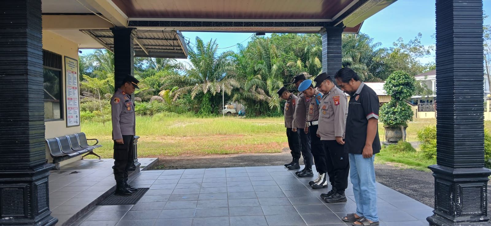 Dihadapan para Personel, Kapolsek Rakumpit Imbau Jaga Baik HTCK