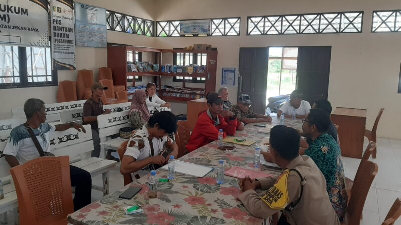 Problem Solving, Bhabinkamtibmas Petuk Katimpun Mediasi Sengketa Lahan Warga