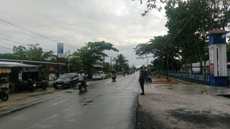 Bantu Wujudkan ZoSS, Satsamapta Polresta Palangka Raya Kerahkan Unit Patmor Atur Arus Lalin
