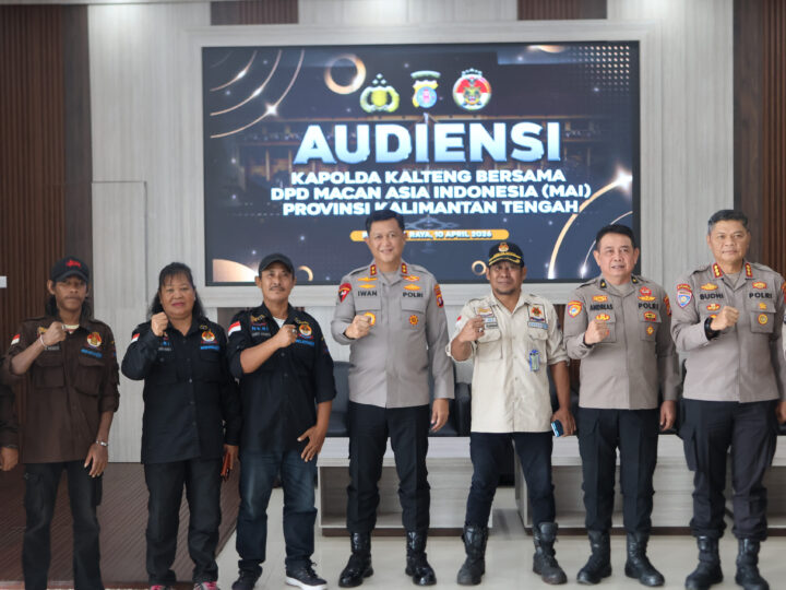 Pererat Silaturahmi, Kapolda Terima Audiensi DPD Macan Asia Indonesia Kalteng
