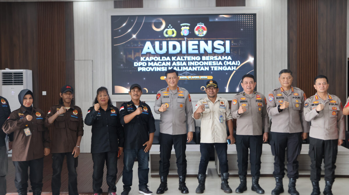 Pererat Silaturahmi, Kapolda Terima Audiensi DPD Macan Asia Indonesia Kalteng
