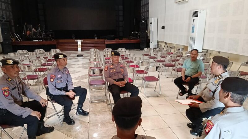 Satpamobvit Polresta Palangka Raya Laksanakan Risk Assessment Perayaan Paskah di GBI Rock