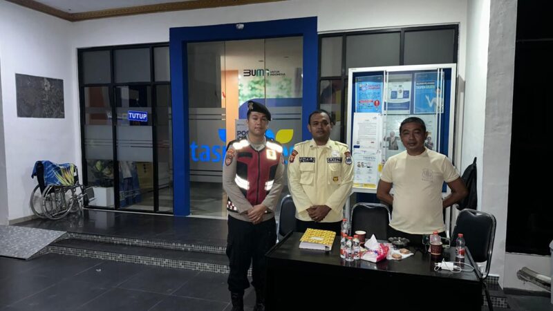Rangkul Satpam di PT Taspen, Satsamapta Polresta Palangka Raya Perkuat Keamanan Objek Vital
