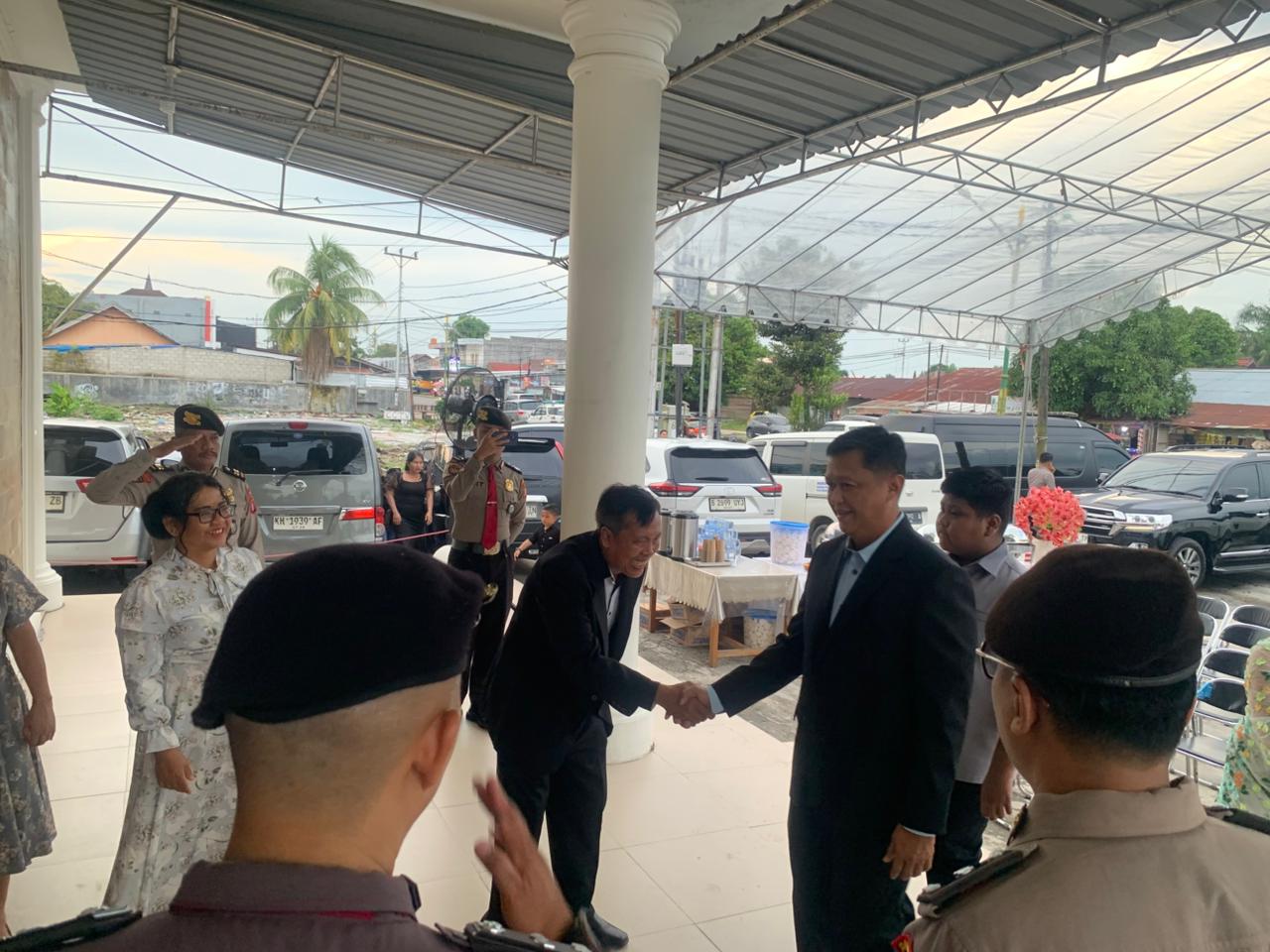 Bersinergi, Polresta Palangka Raya Amankan Perayaan Paskah di Gereja GBI Rock