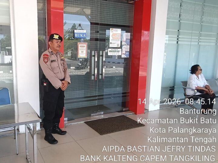 Satpamobvit Polresta Palangka Raya Masifkan Pengamanan Perbankan untuk Antisipasi Kejahatan