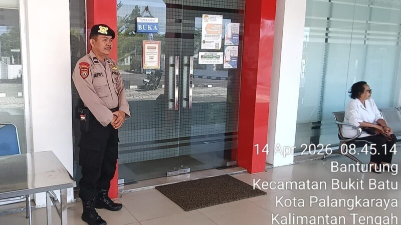 Satpamobvit Polresta Palangka Raya Masifkan Pengamanan Perbankan untuk Antisipasi Kejahatan