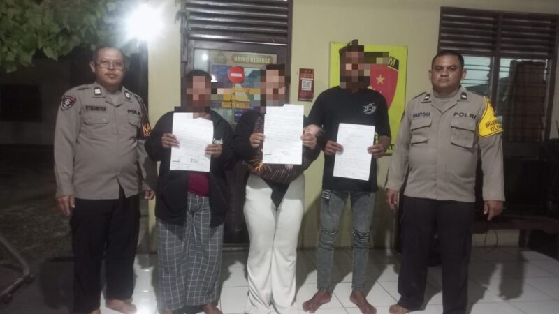 Problem Solving Polsek Bukit Batu, Mediasi Kasus KDRT Berakhir Damai