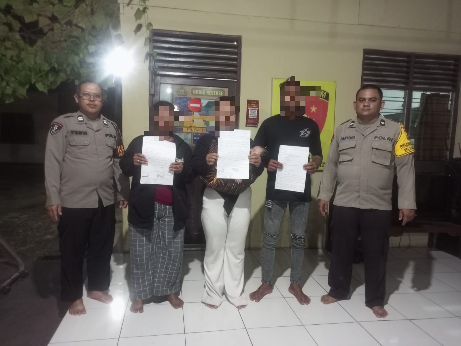 Problem Solving Polsek Bukit Batu, Mediasi Kasus KDRT Berakhir Damai