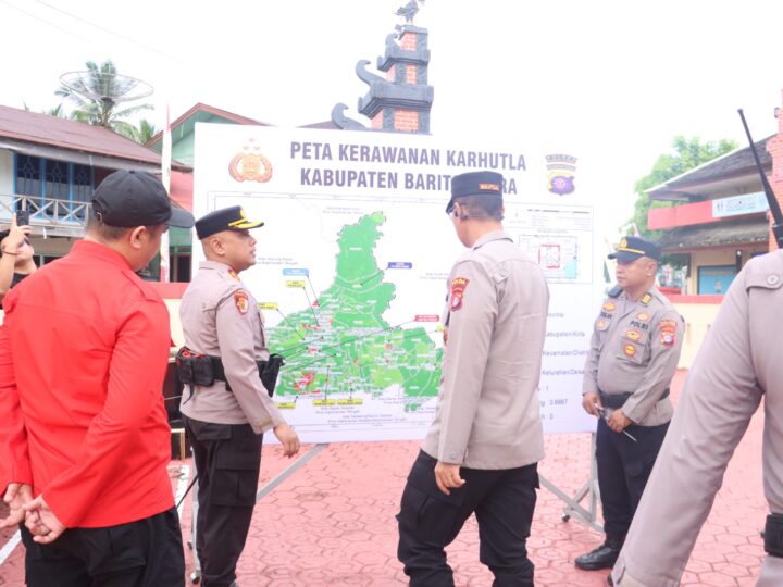 Wakapolda Kalteng Sampaikan 4 Pesan Strategis Saat Kunker di Polres Barut