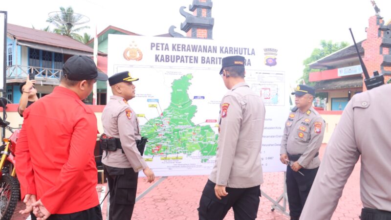 Wakapolda Kalteng Sampaikan 4 Pesan Strategis Saat Kunker di Polres Barut