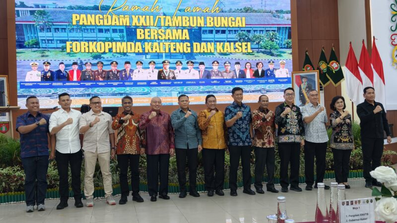 Kumpulkan Pimpinan Dua Provinsi Sekaligus, Pangdam XXII/TB Soroti Pentingnya Kolaborasi dan Peningkatan SDM Generasi Muda Kalimantan