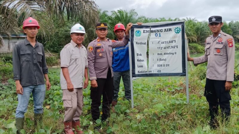 Pastikan Kesiapan, Polsek Rakumpit Lakukan Pengecekan Sarpras Karhutla di Perusahaan