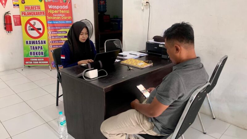 Sidokkes Polresta Palangka Raya terus Berikan Pelayanan Kesehatan bagi Personel dan Keluarga