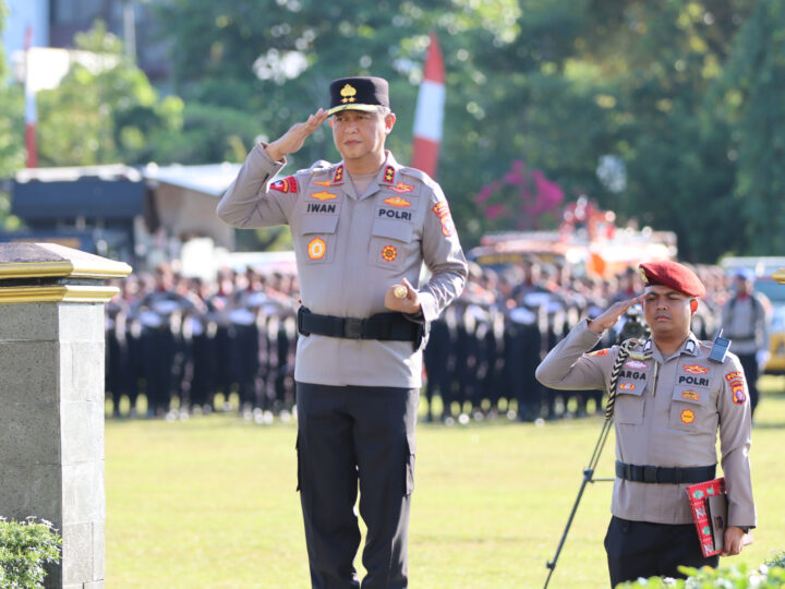 Peringati Hari Kesadaran Nasional, Polda Kalteng Gelar Upacara Bendera