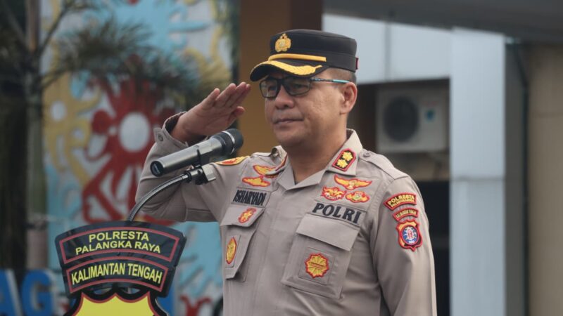 Amanat Apel Pagi, Wakapolresta Palangka Raya Tegaskan Tingkatkan Penanganan Curanmor