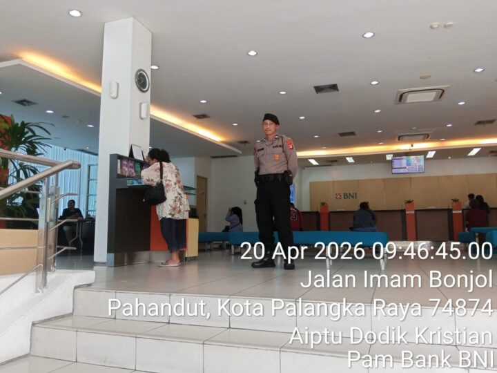 Patroli dan Imbauan Nasabah, Satpamobvit Polresta Palangka Raya Tingkatkan Pengawasan pada Perbankan