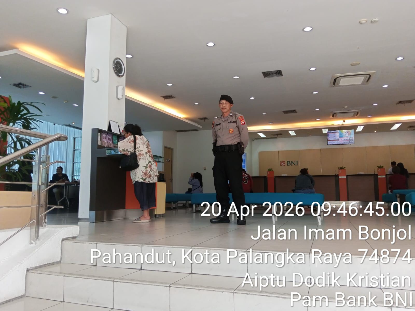 Patroli dan Imbauan Nasabah, Satpamobvit Polresta Palangka Raya Tingkatkan Pengawasan pada Perbankan