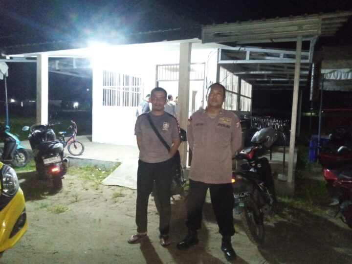 Cegah Gangguan, Polsek Sabangau Rutin Patroli Harkamtibmas