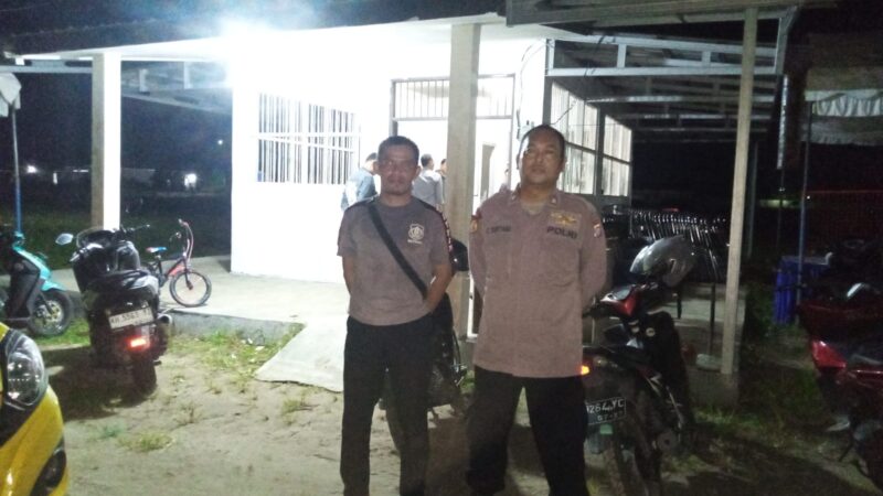 Cegah Gangguan, Polsek Sabangau Rutin Patroli Harkamtibmas