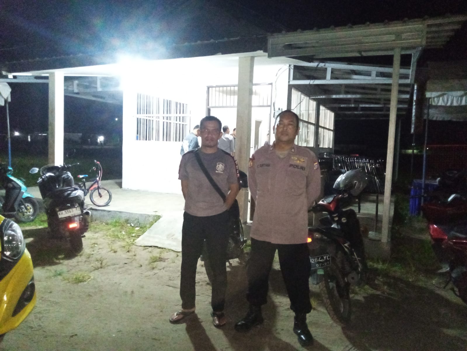 Cegah Gangguan, Polsek Sabangau Rutin Patroli Harkamtibmas