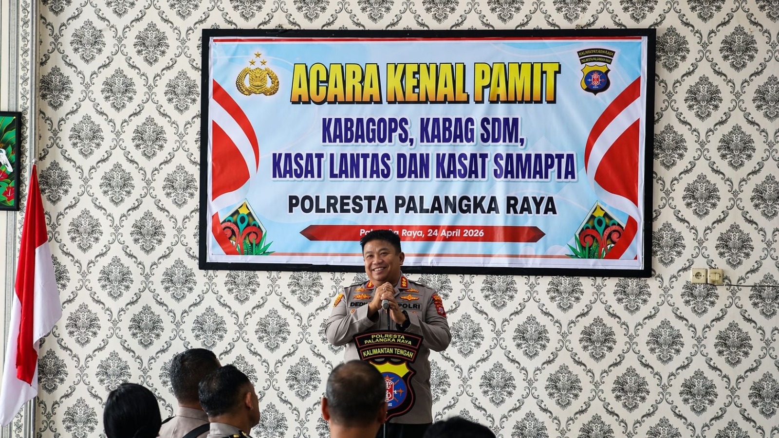 Kenal Pamit Pejabat Utama, Ini Pesan Kapolresta Palangka Raya