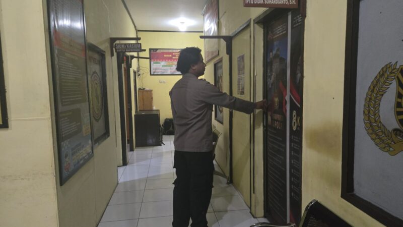 Jamin Keamanan di Mako, Polsek Rakumpit Patroli Jalan Kaki