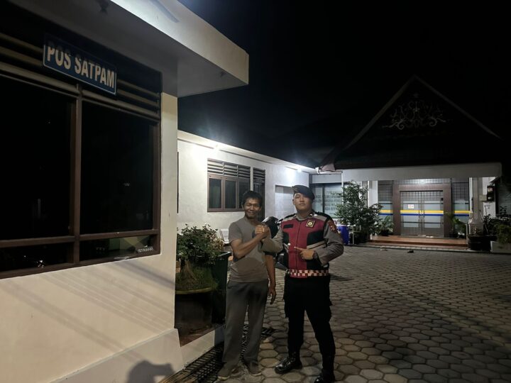 Di Kantor KPPN, Satsamapta Polresta Palangka Raya Rangkul Satpam