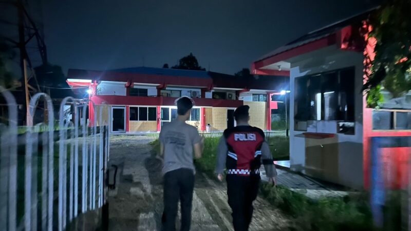 Datangi Kantor PT. Telkom, Satsamapta Polresta Palangka Raya Tinjau Kamtibmas Obvit