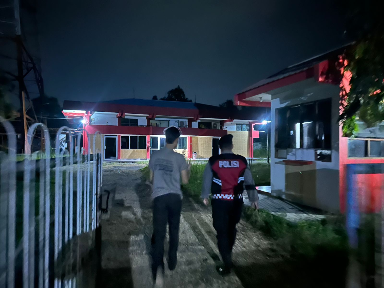 Datangi Kantor PT. Telkom, Satsamapta Polresta Palangka Raya Tinjau Kamtibmas Obvit