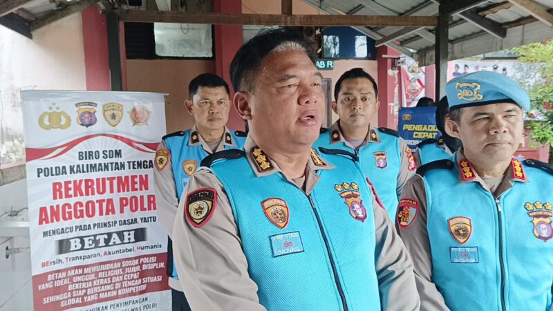 Polda Kalteng Gelar Tes Psikologi Rekrutmen Bintara Polri, 881 Peserta Ikuti Sistem One Day Test Transparan