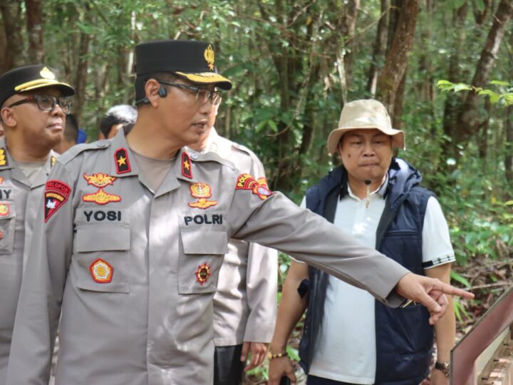Jaga Kelestarian Konservasi, Wakapolda Kalteng Tinjau TNTP Antisipasi Karhutla