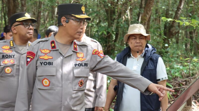 Jaga Kelestarian Konservasi, Wakapolda Kalteng Tinjau TNTP Antisipasi Karhutla
