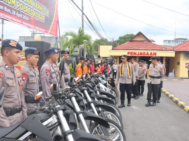 Pastikan Kesiapan Hadapin Karhutla, Wakapolda Kalteng Cek Sarpras Karhutla di Polres Kobar