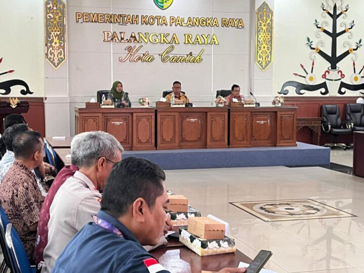 Hadiri Rakor PKG, Satbinmas Polresta Palangka Raya Dukung Program Kesehatan Gratis