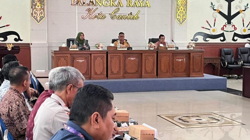 Hadiri Rakor PKG, Satbinmas Polresta Palangka Raya Dukung Program Kesehatan Gratis