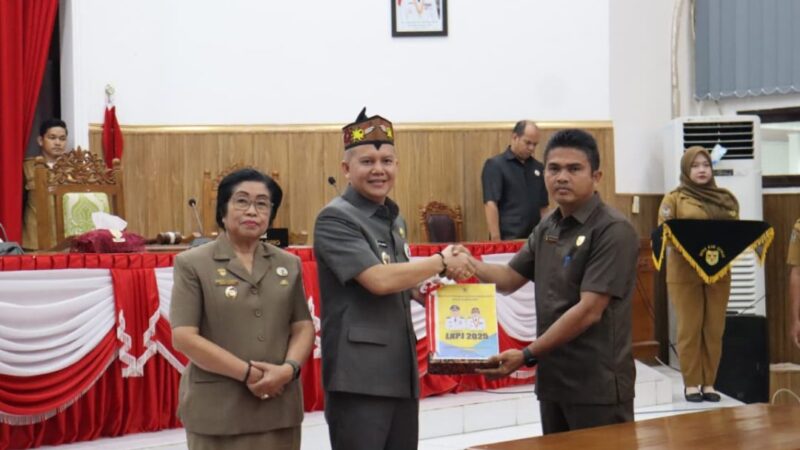DPRD Gunung Mas Terima Penyampaian LKPJ Bupati 2025