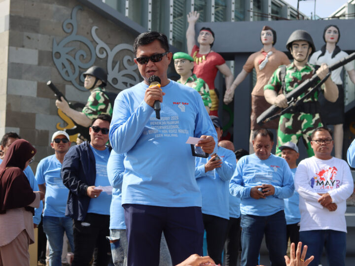 Peringati May Day 2026 di Bundaran Besar, Kapolda Kalteng Ajak Perkuat Kebersamaan dan Persatuan