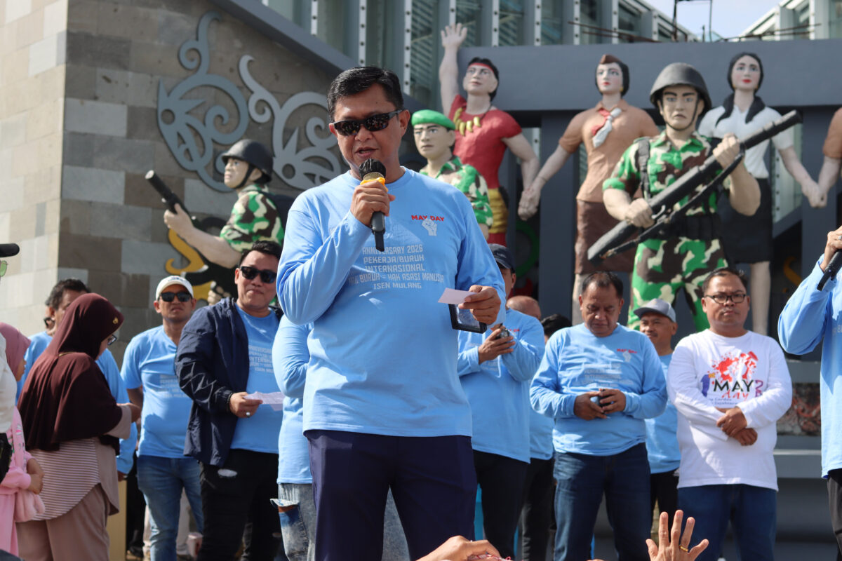 Peringati May Day 2026 di Bundaran Besar, Kapolda Kalteng Ajak Perkuat Kebersamaan dan Persatuan