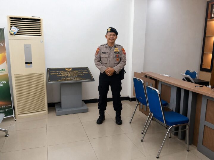 Cegah Kasus Kejahatan Perbankan, Polresta Palangka Raya Sisir Area Bank dan Edukasi Nasabah
