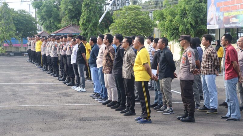 Pimpin Apel di Mapolresta, Kabagops: Minimalisir Semua Bentuk Kerawanan
