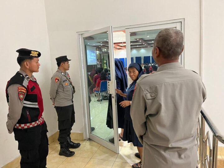 Polresta Palangka Raya Laksanakan Pengamanan Perayaan Pesta Perak Episcopal Keuskupan