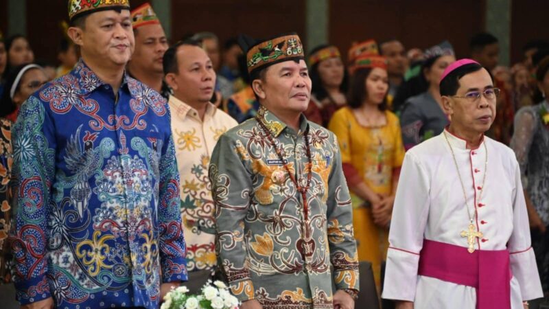 Kapolda Kalteng Apresiasi 25 Tahun Pengabdian Uskup Palangka Raya, Jaga Kerukunan Umat Beragama