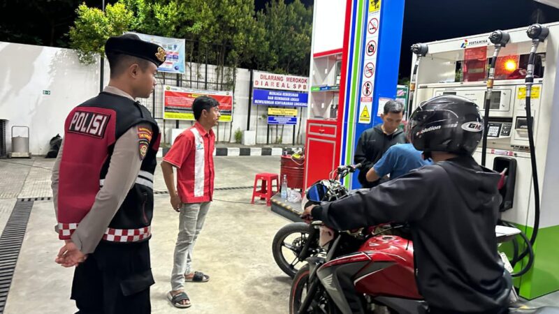 Patroli Sambang di Objek Vital, Satsamapta Polresta Palangka Raya Perkuat Harkamtibmas