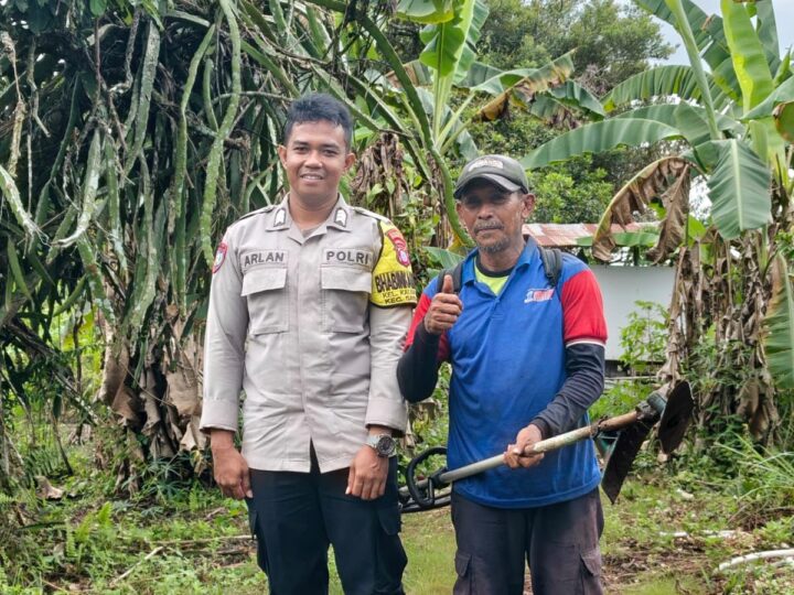 Tumbuhkan Komitmen Antisipasi Karhutla, Bhabinkamtibmas Polsek Sabangau Rangkul Warga Kalampangan