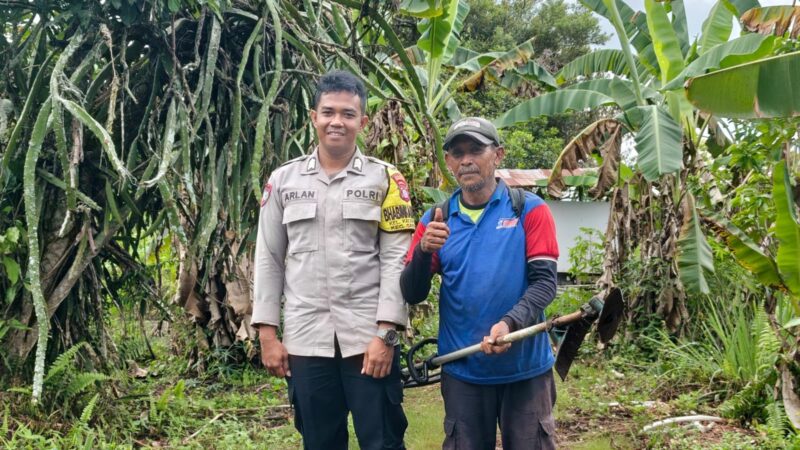 Tumbuhkan Komitmen Antisipasi Karhutla, Bhabinkamtibmas Polsek Sabangau Rangkul Warga Kalampangan