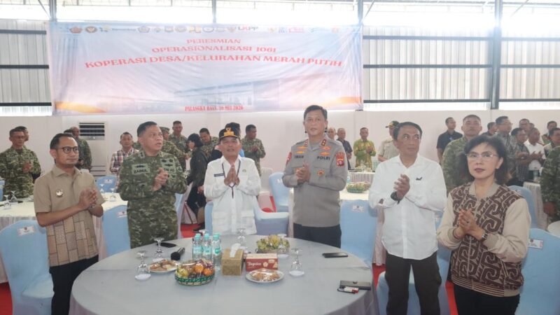Dukung Penguatan Ekonomi Rakyat, Kapolda Kalteng Ikuti Peluncuran 1.061 Kopdes Merah Putih